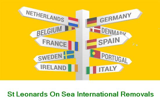 St Leonards On Sea international removal company